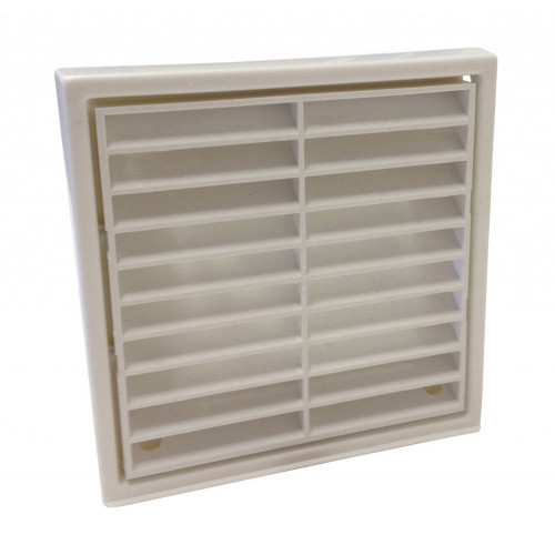 6" FIXED GRILLE WHITE