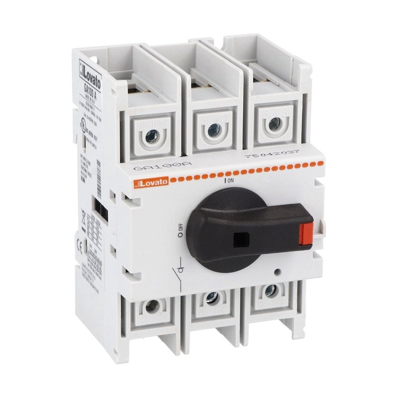 Isolator 100A 3 Pole Base Mounting