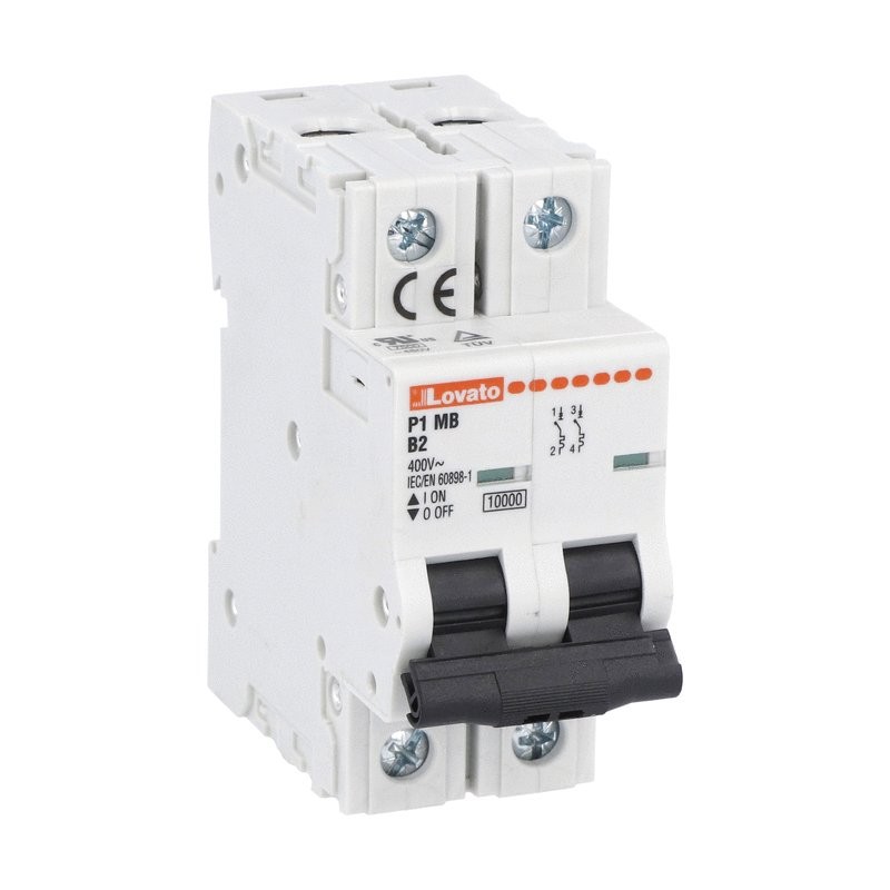 MCB 1A 10kA Double Pole Type B