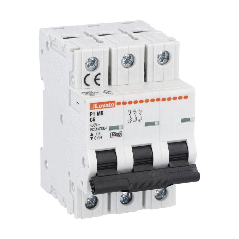 MCB 1A 10kA Three Pole Type C