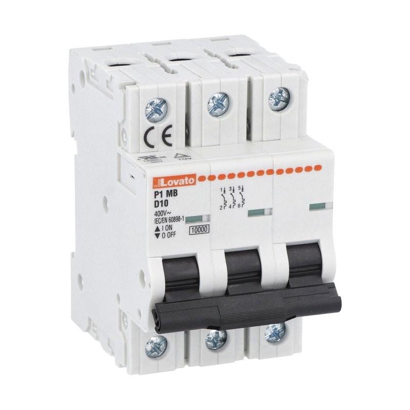 MCB 4A 10kA Three Pole Type D