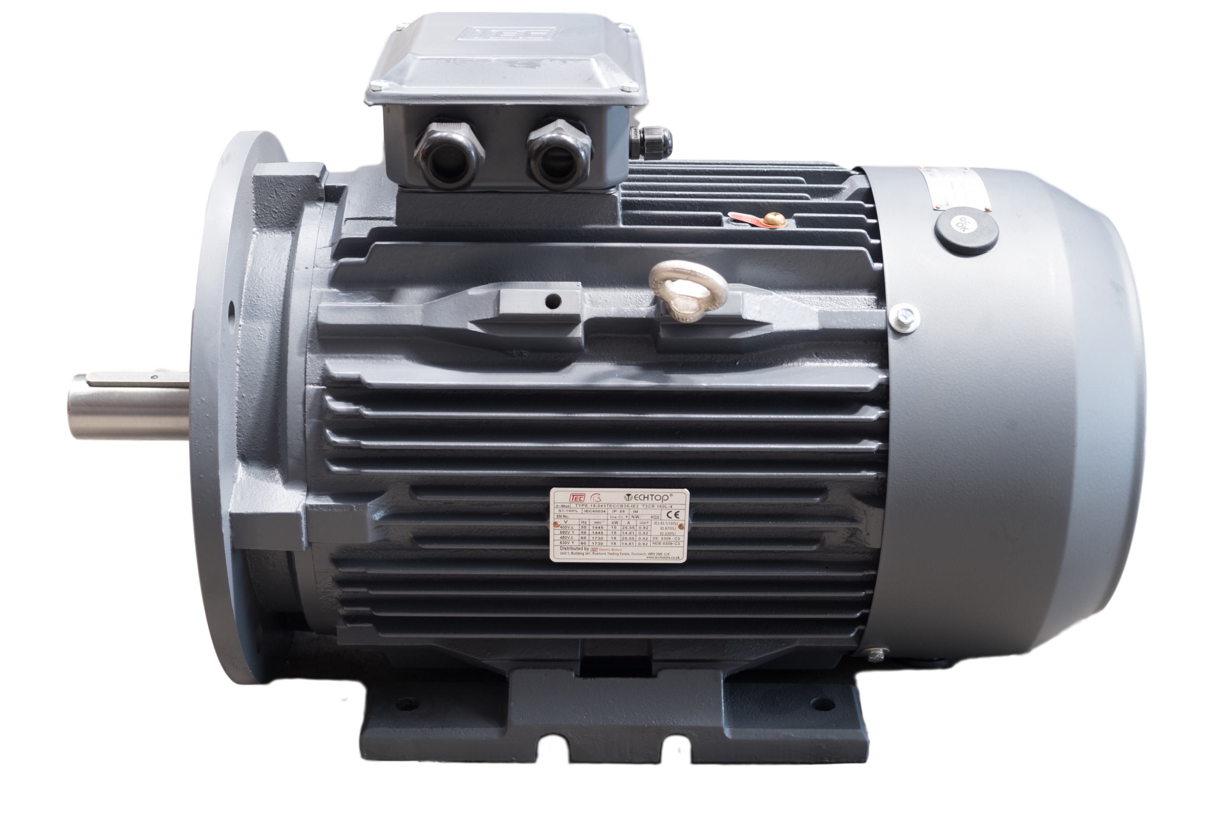 75kW 4 Pole Cast Iron Motor